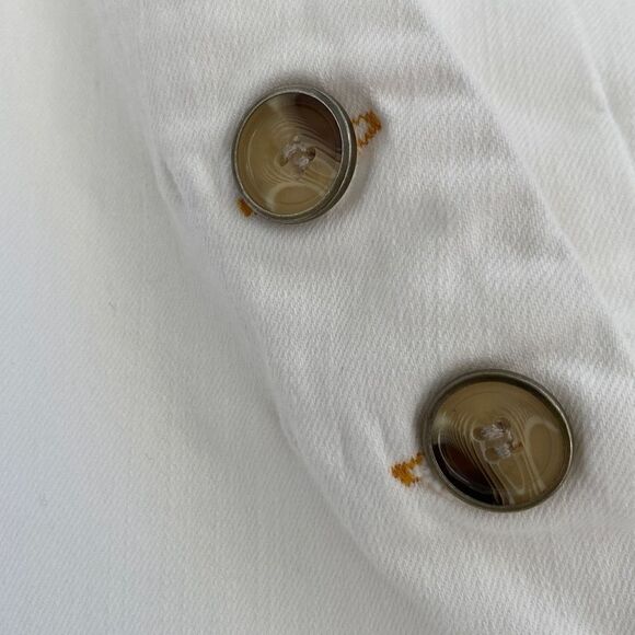 Lane Bryant Flare‎ Sailor Cotton Twill Stretch Pants White 28 - Picture 7 of 16